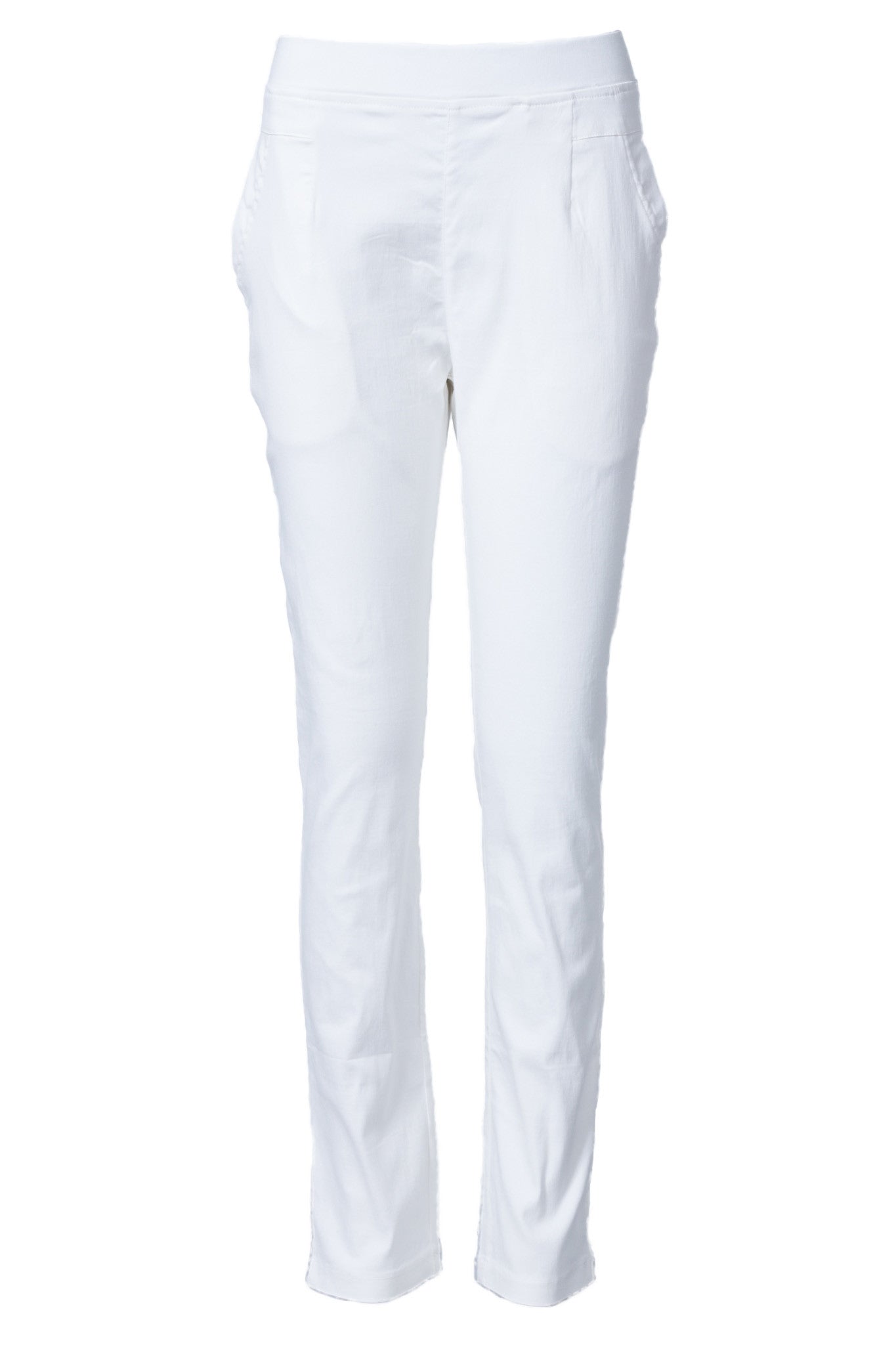 Pant without Zipper - White
