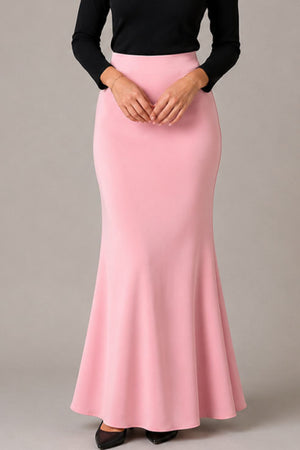 Plain Skirt Duyung - Pink