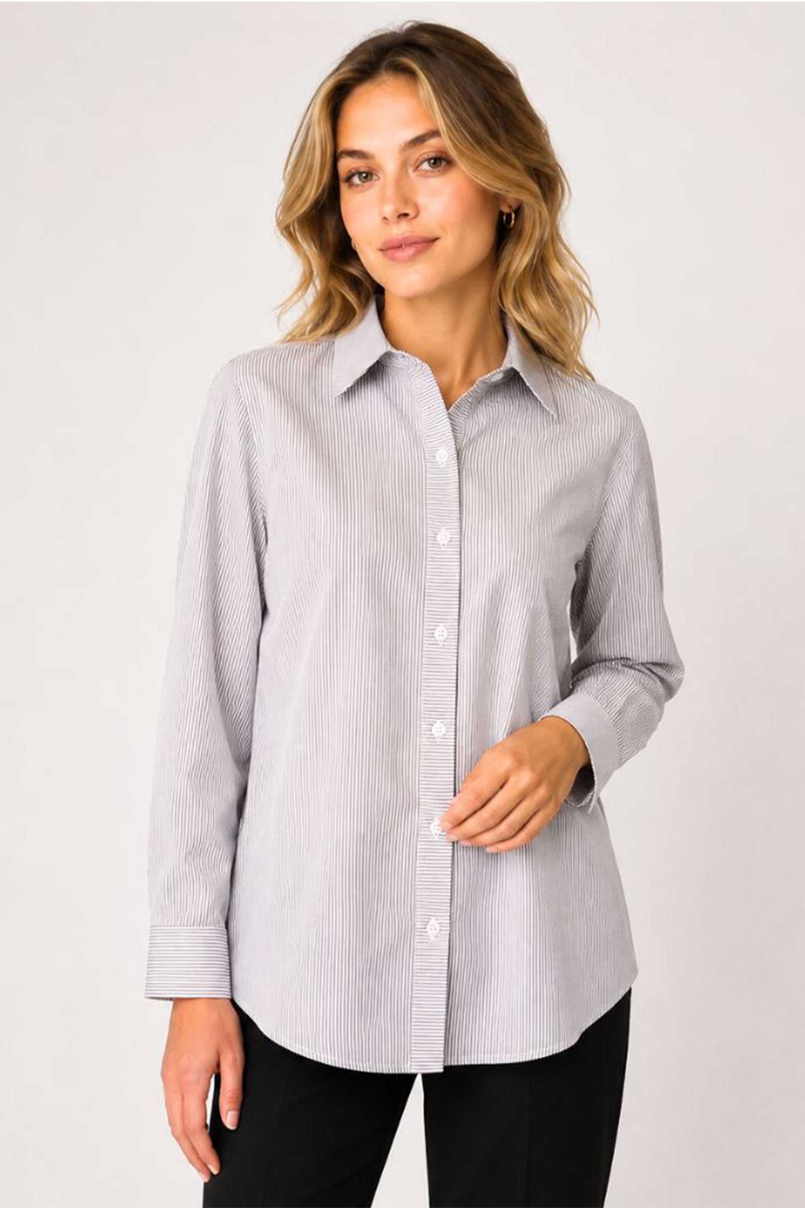 Stripe Office Blouse