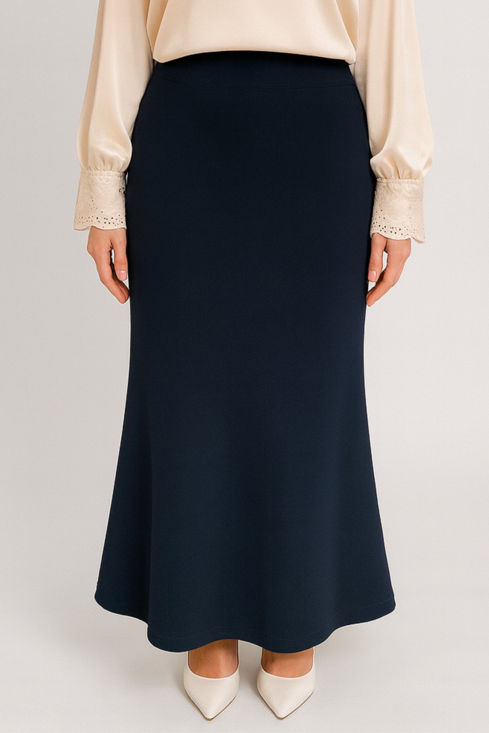 Stretchable Skirt - Blue