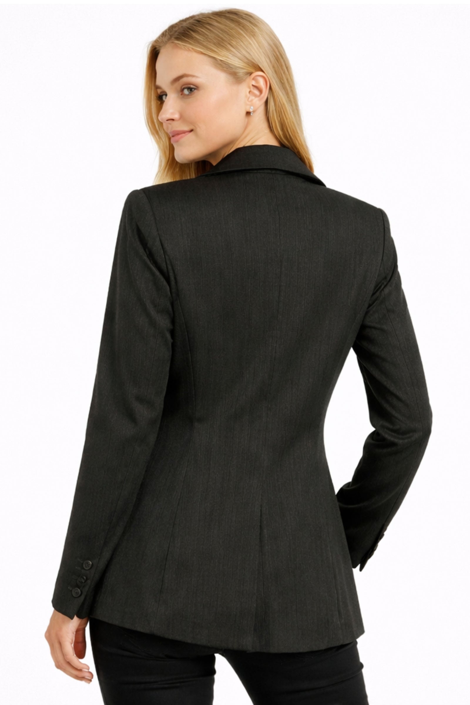 Essential Structured Blazer - Dark Grey