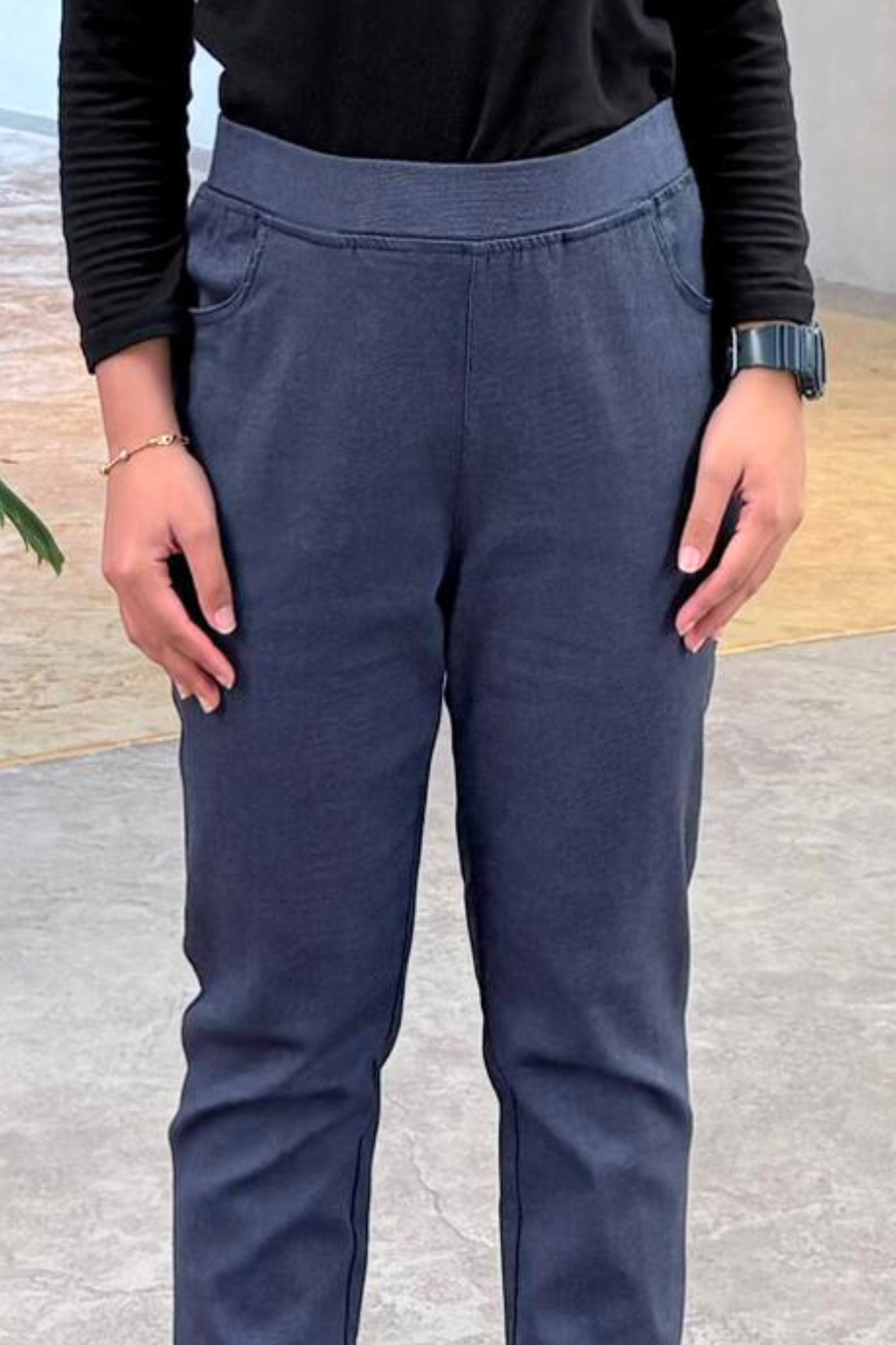 Slim Fit Pant - Blue