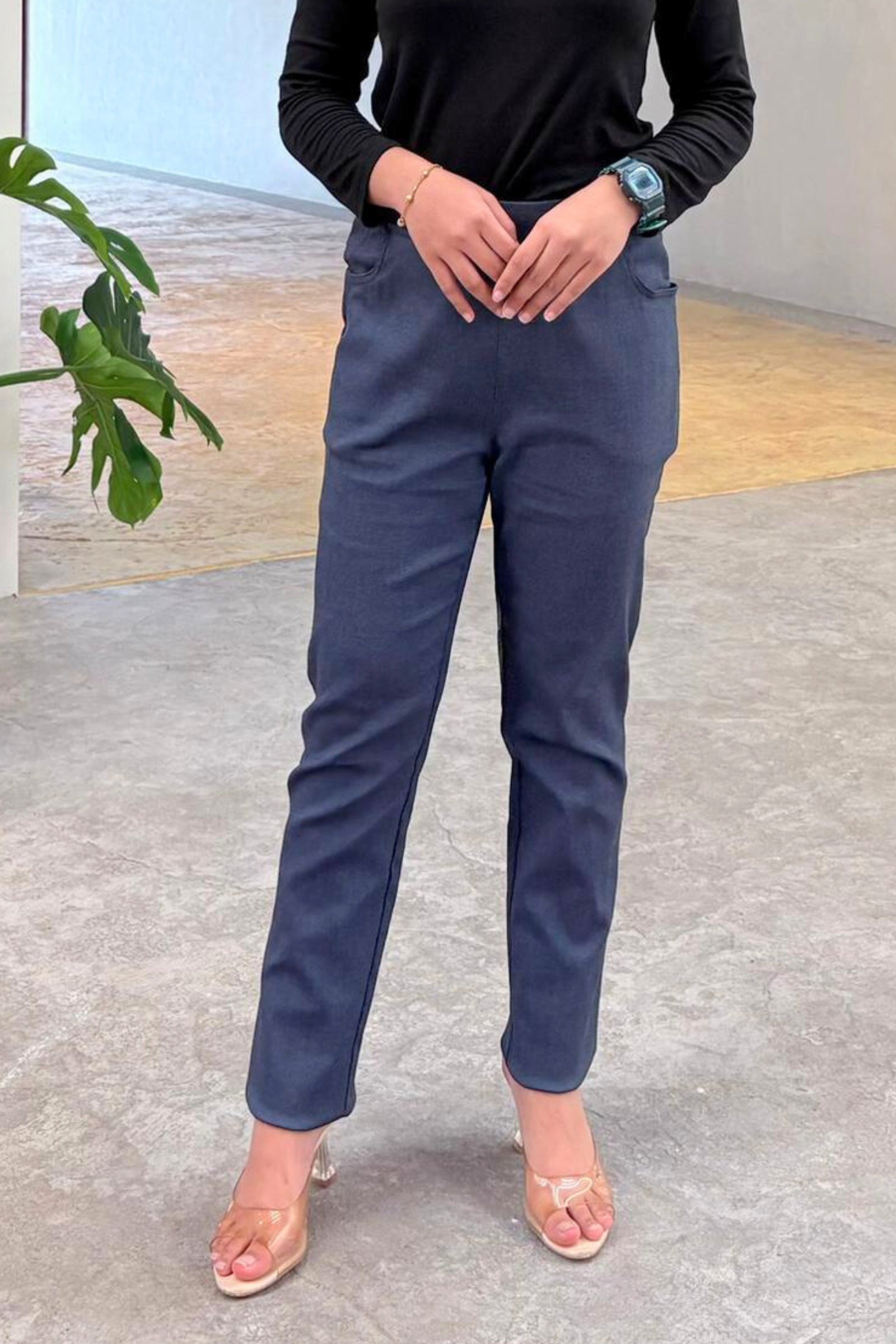 Slim Fit Pant - Blue