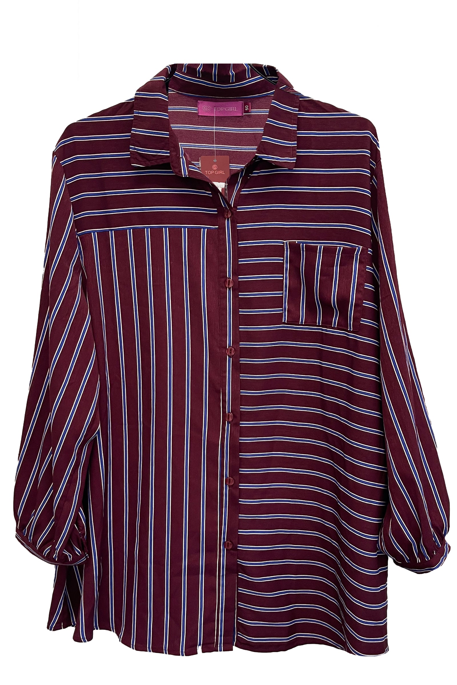Smart Stripe Blouse