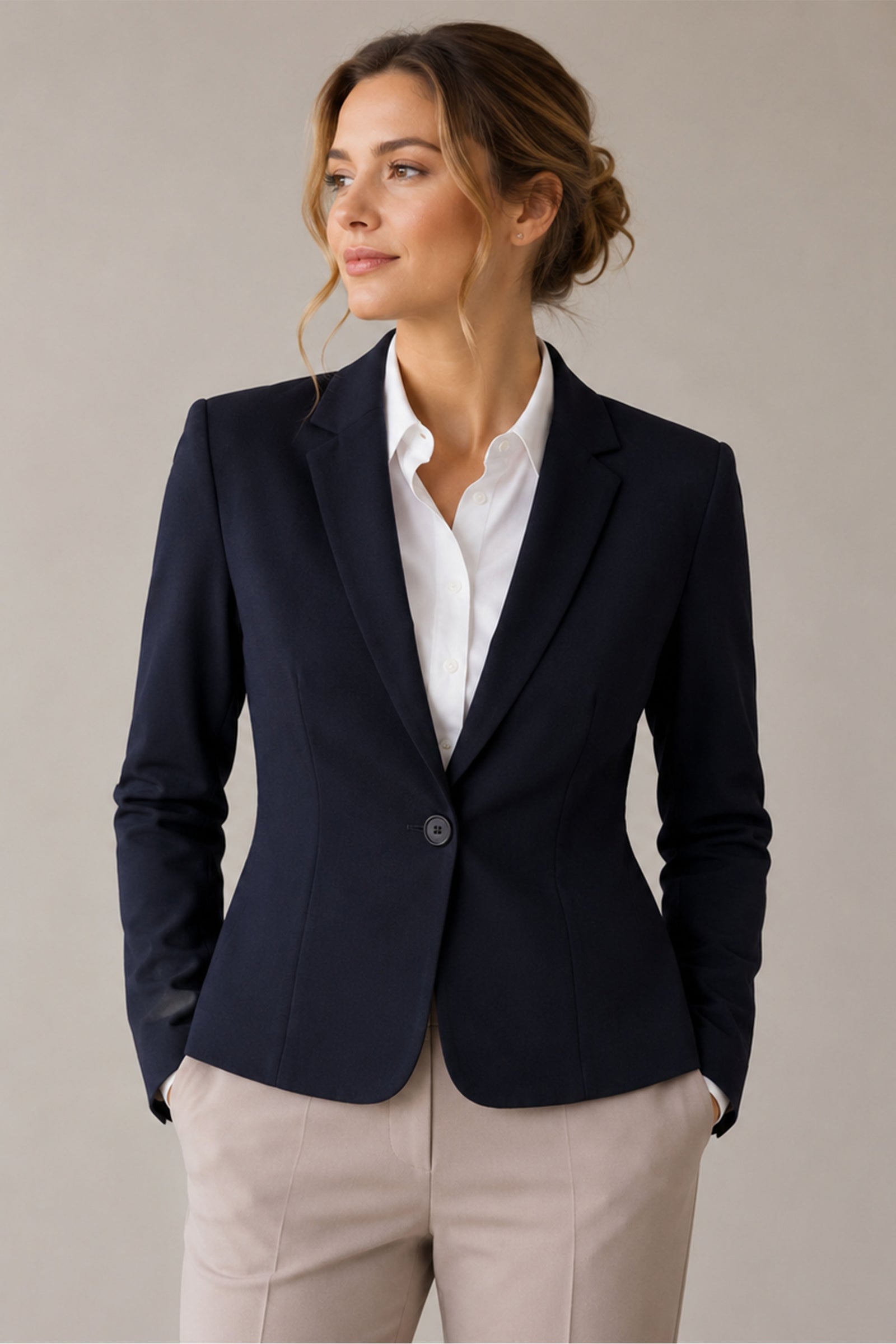 Office Blazer - Dark Blue