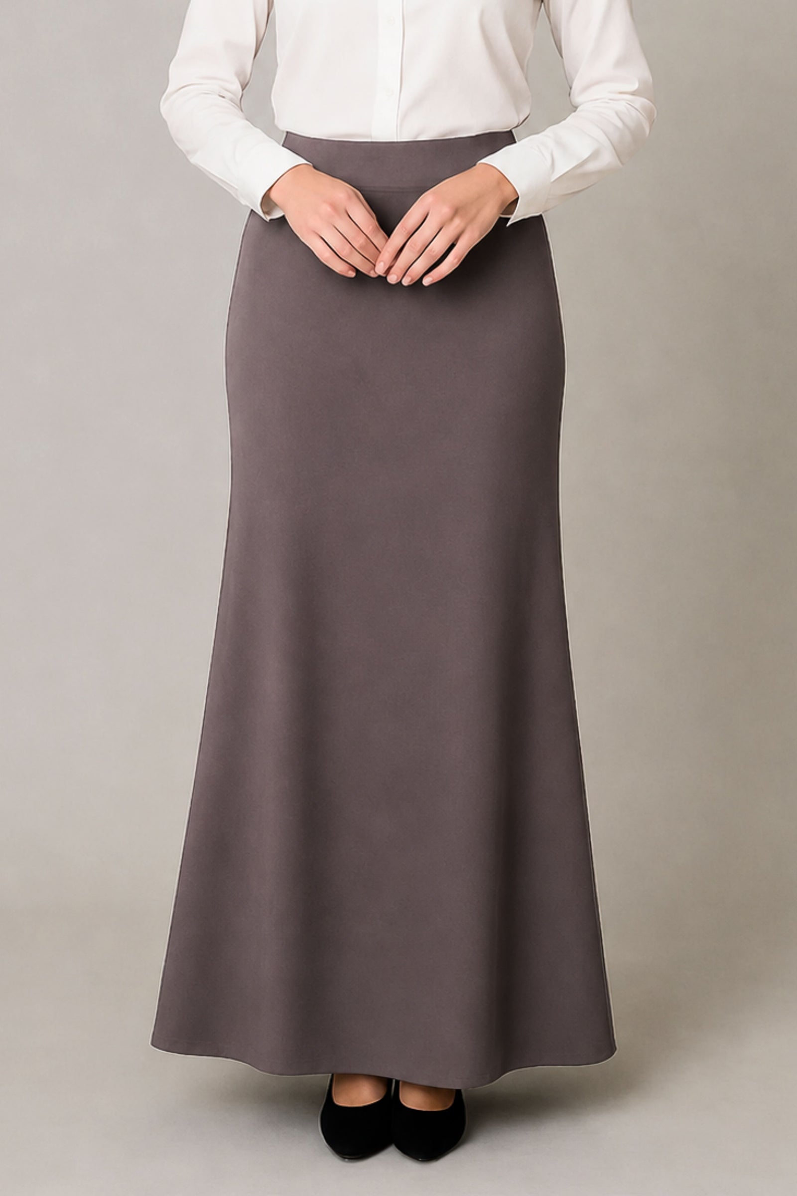 Office Skirt - Grey