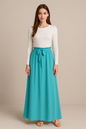 Ruby Chiffon Skirt - Light Green