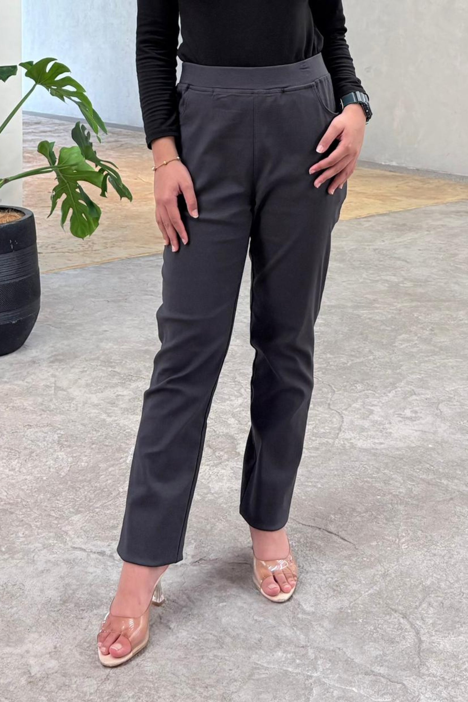 Slim Fit Pant - Dark Grey