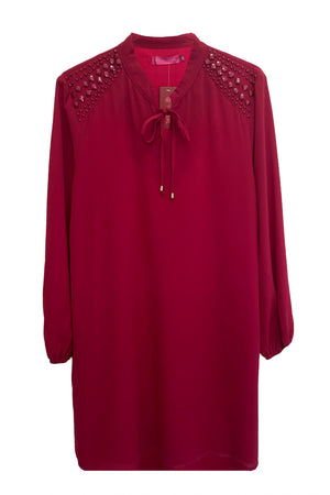 Ivory Beaded Long Blouse