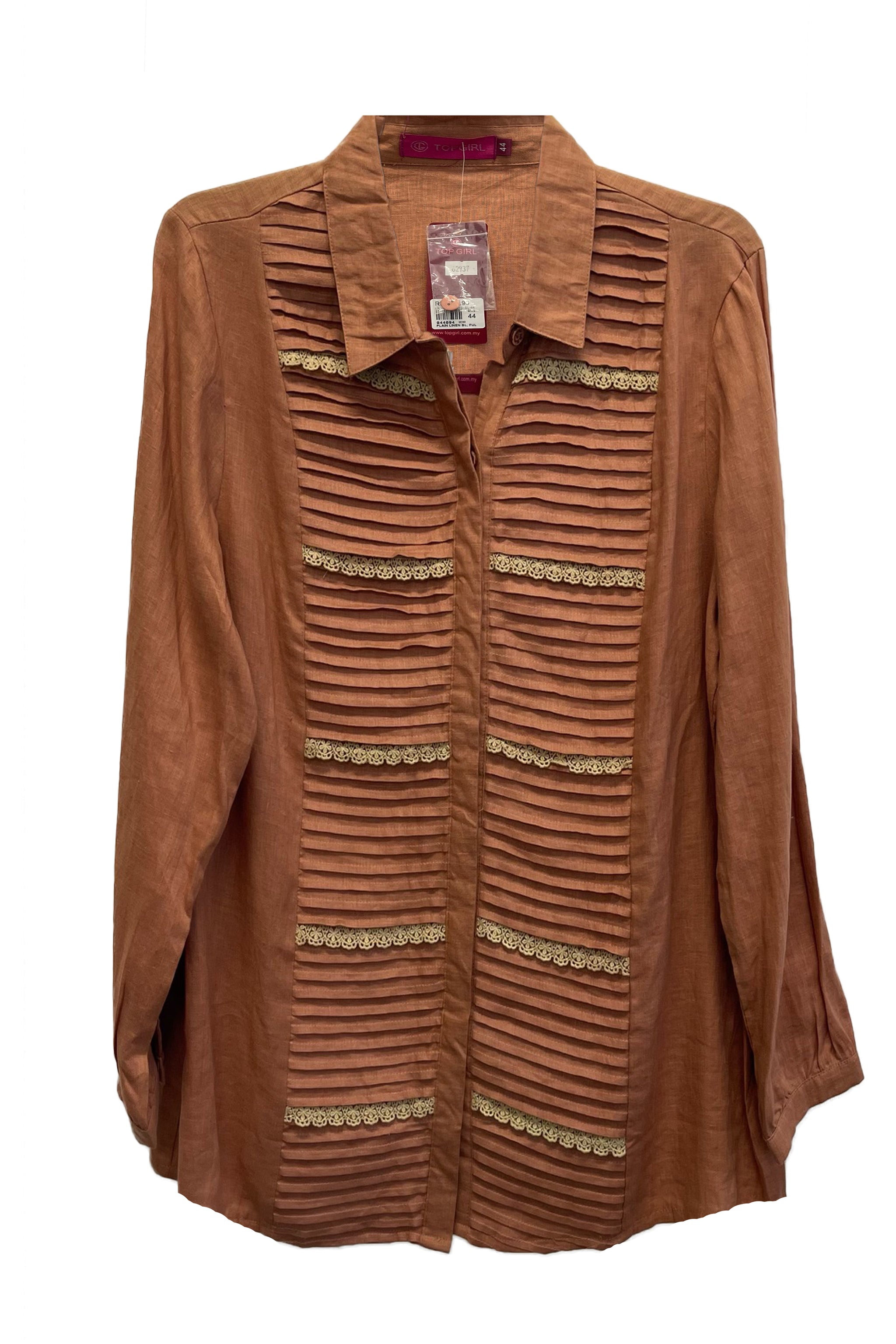 Structured Salvia Oversized Blouse