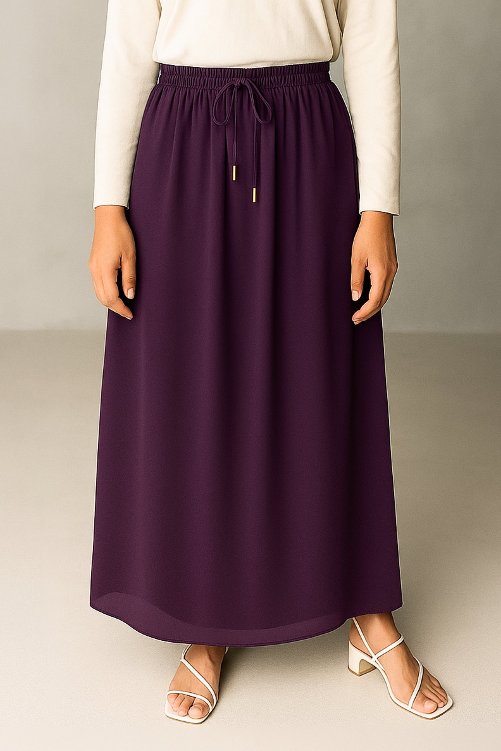 Wonder Chiffon Skirt - Purple