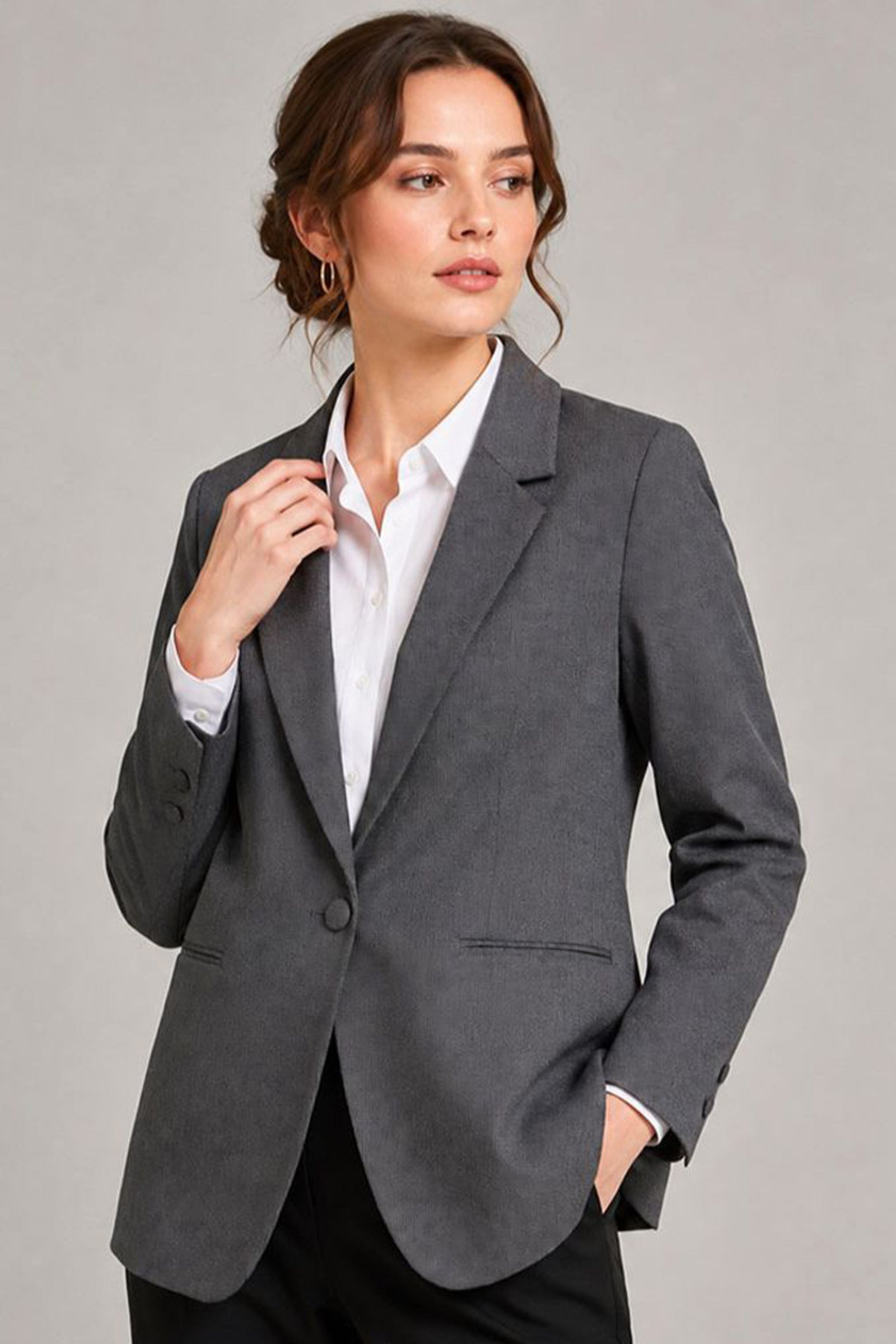 Office Blazer - Grey