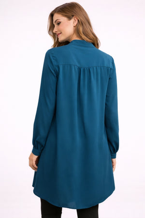 Plain Long Blouse
