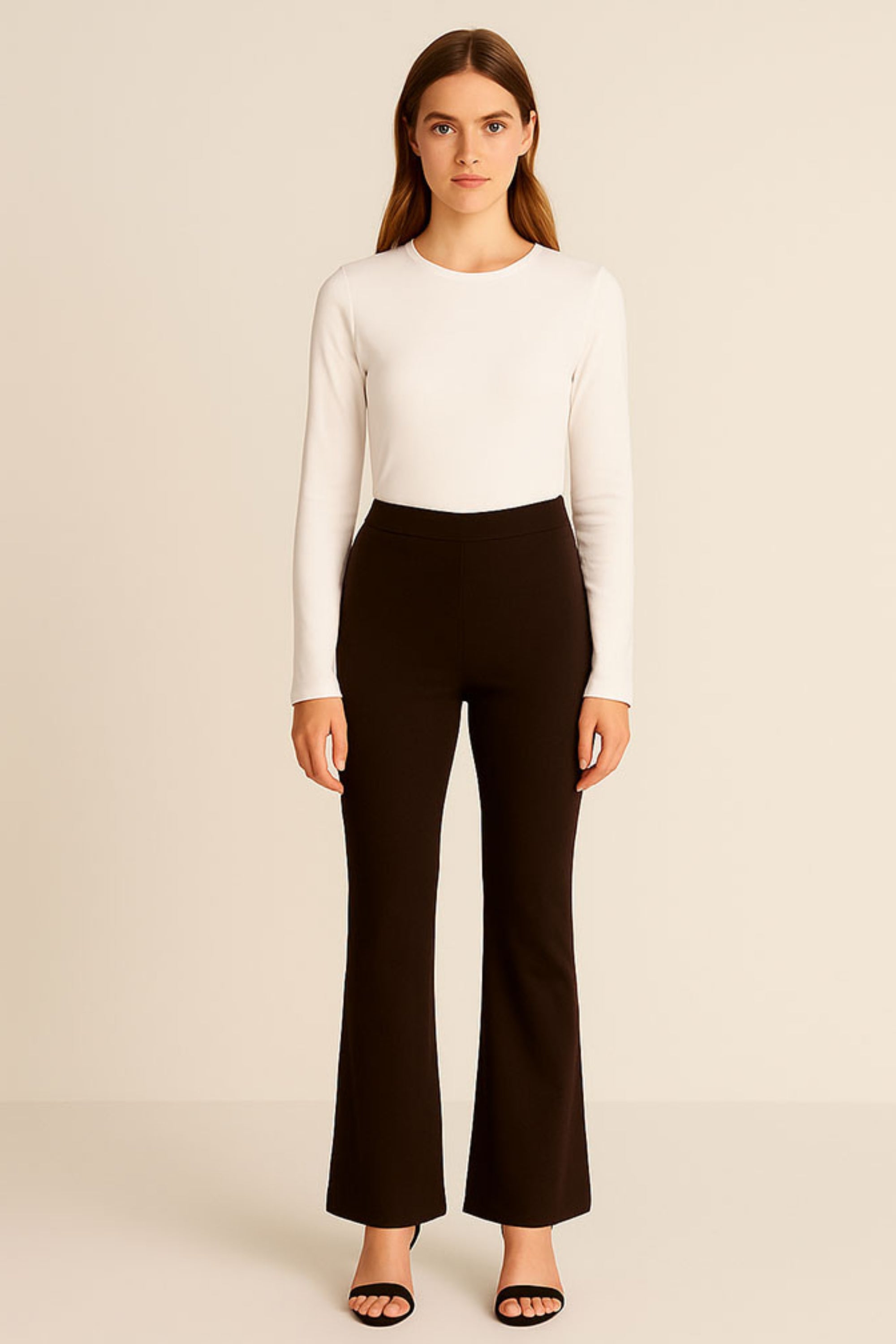 Soft Cotton Boot Cut Pant