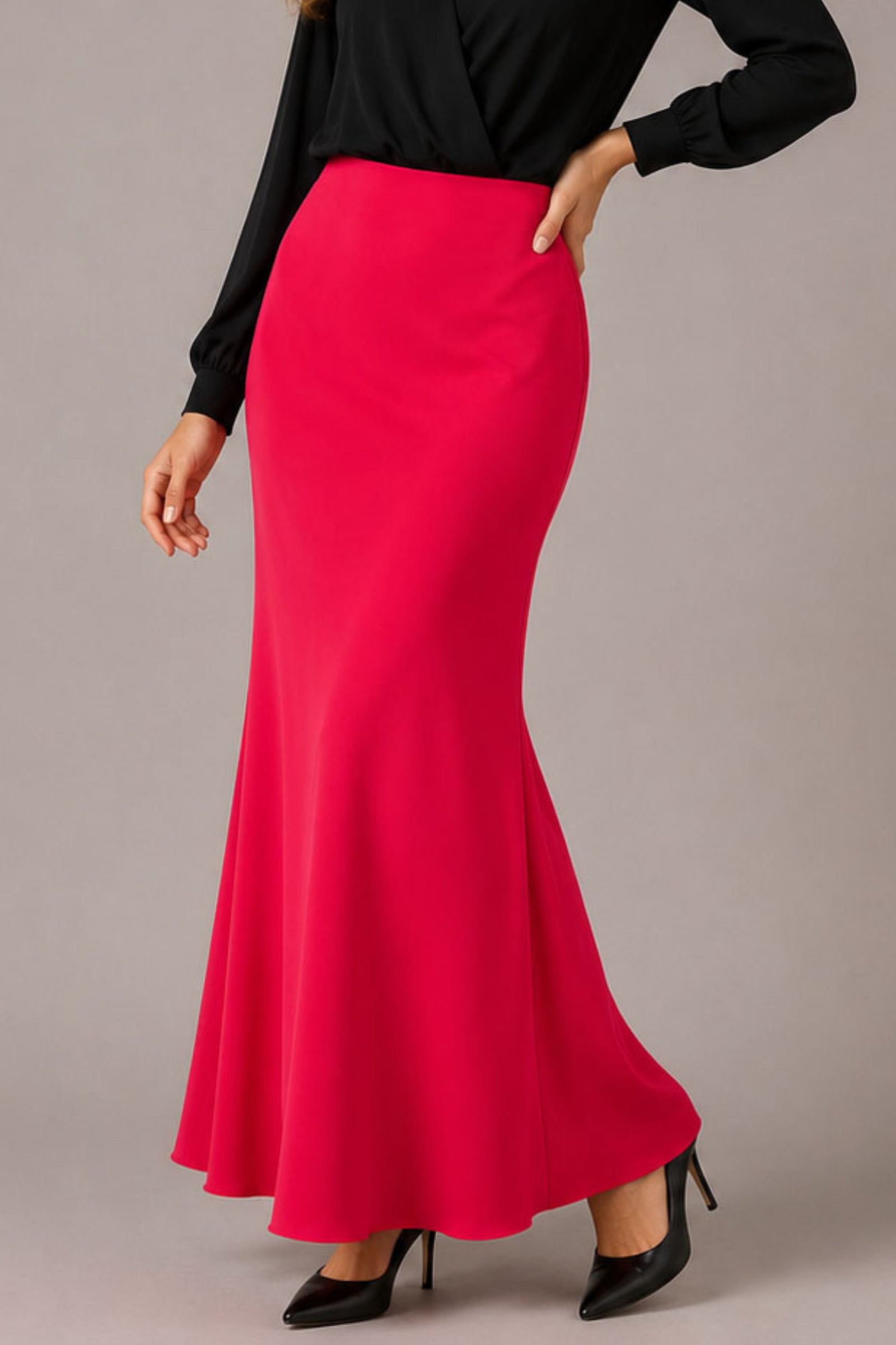 Plain Skirt Duyung - Pink