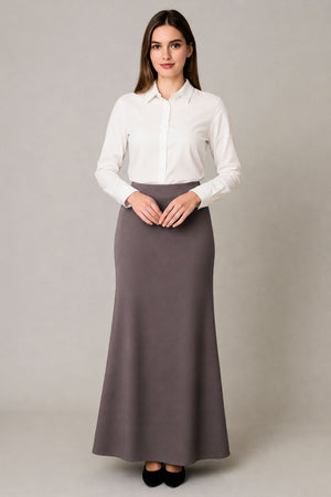 Office Skirt - Grey