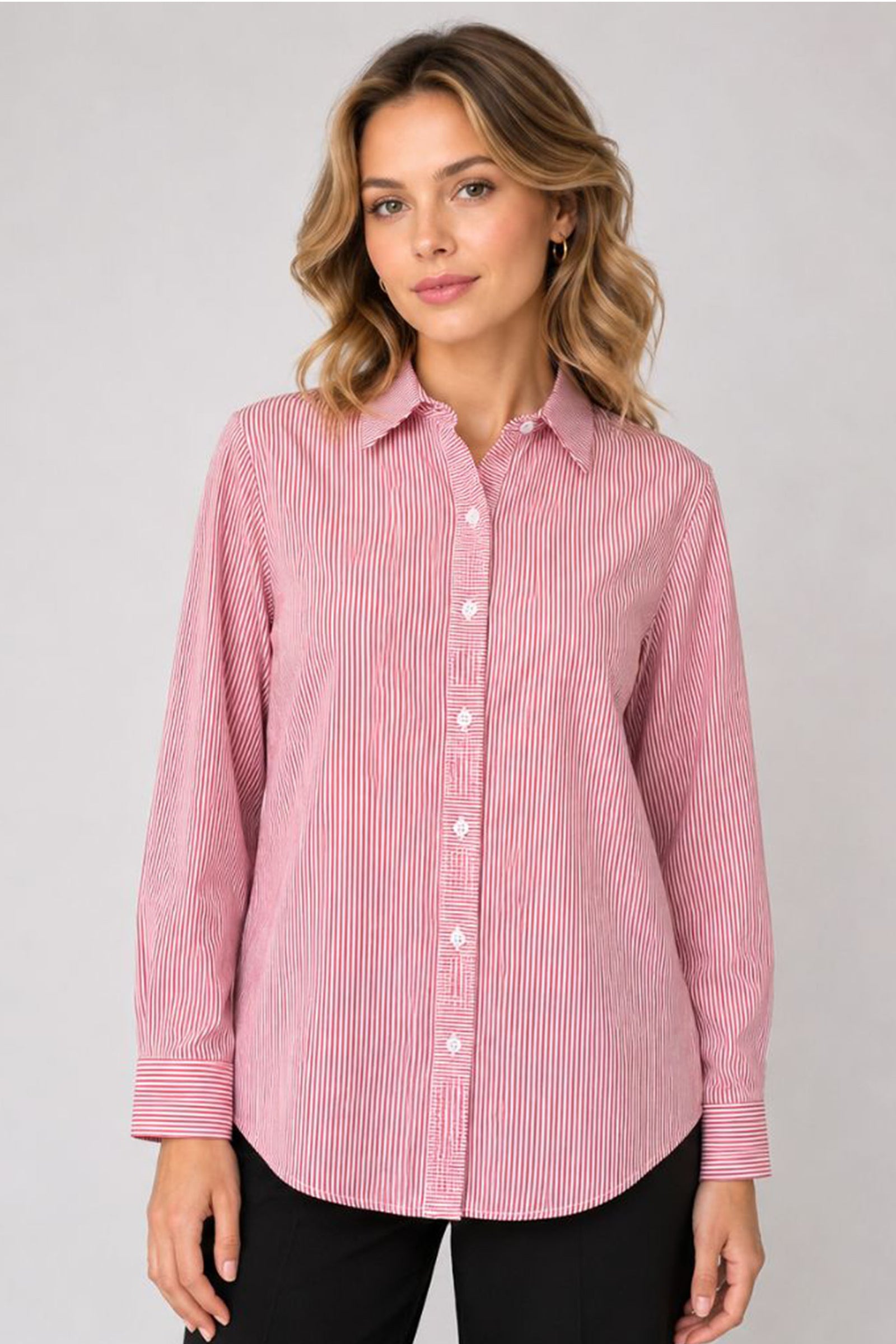 Stripe Office Blouse