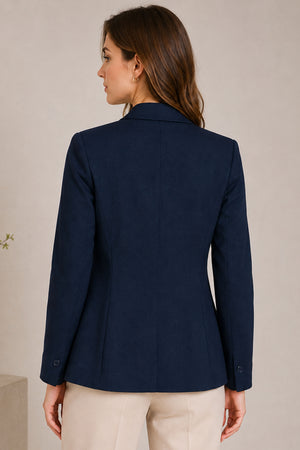 Single Button Office Blazer
