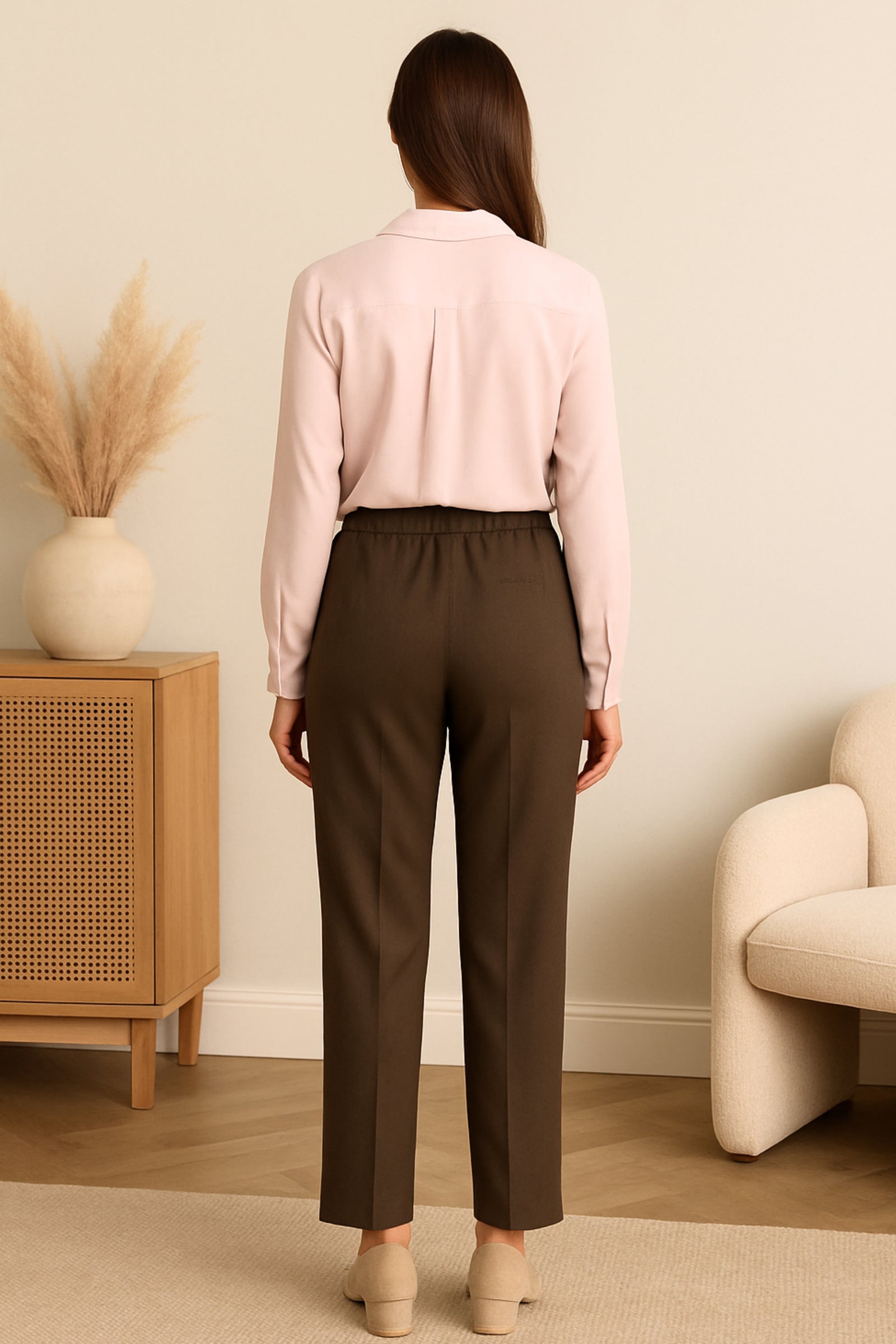 Office Pant - Brown