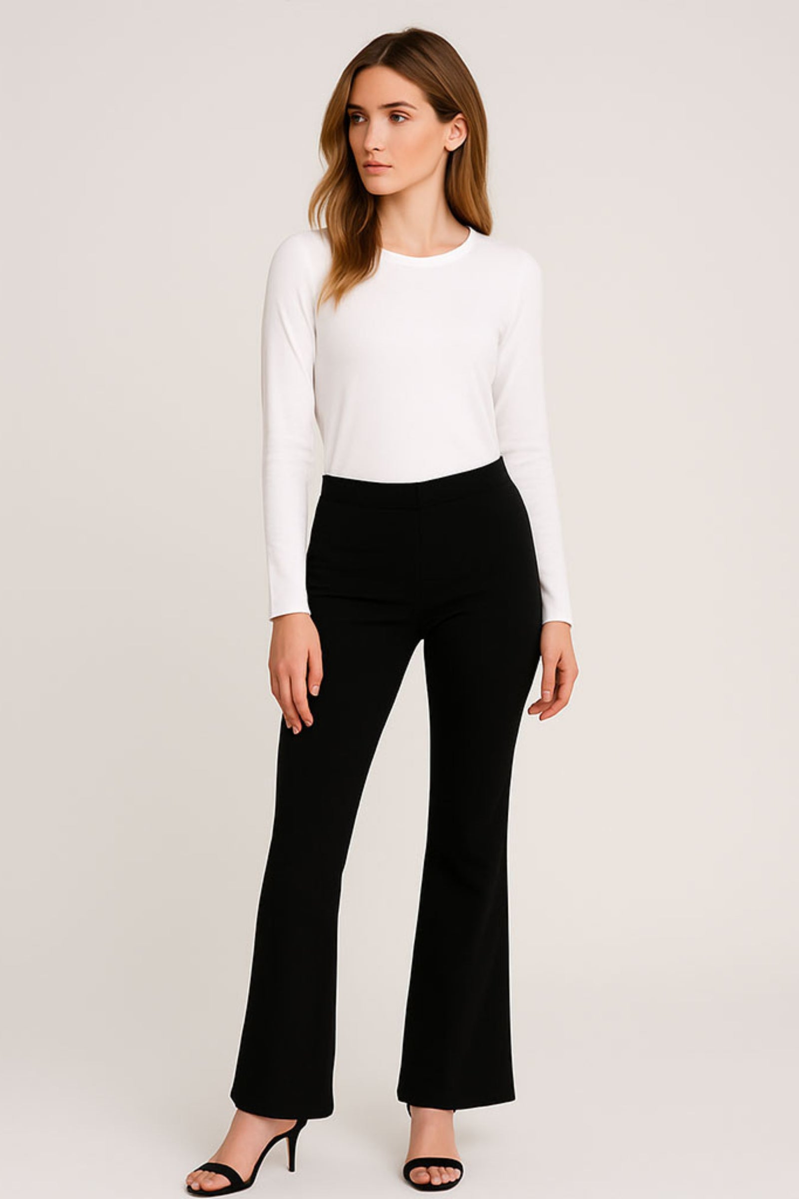 Soft Cotton Boot Cut Pant