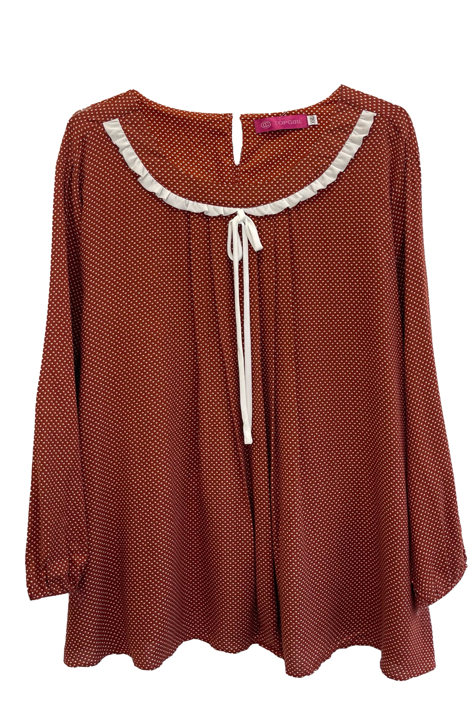 Aichi Polka Dot Maternity Blouse