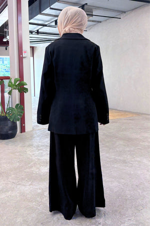 1 Button Office Blazer - Black (New)