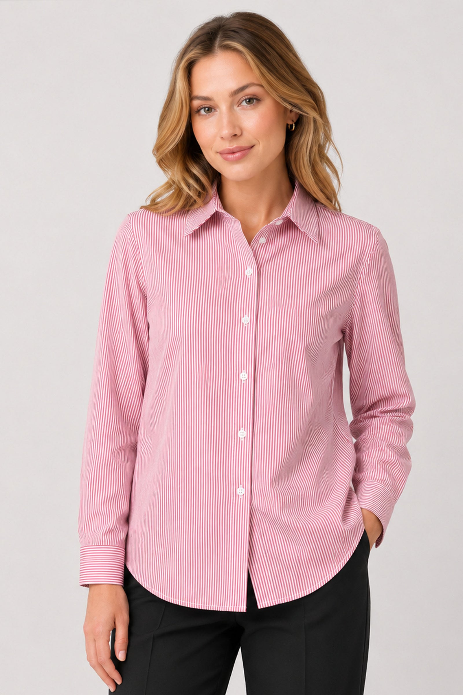 Stripe Office Blouse