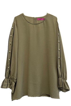 Aera Blouse with Pearl