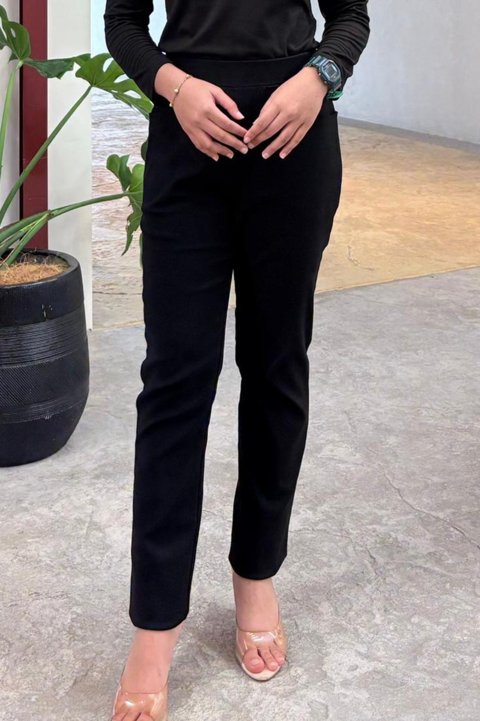 Slim Fit Pant - Black