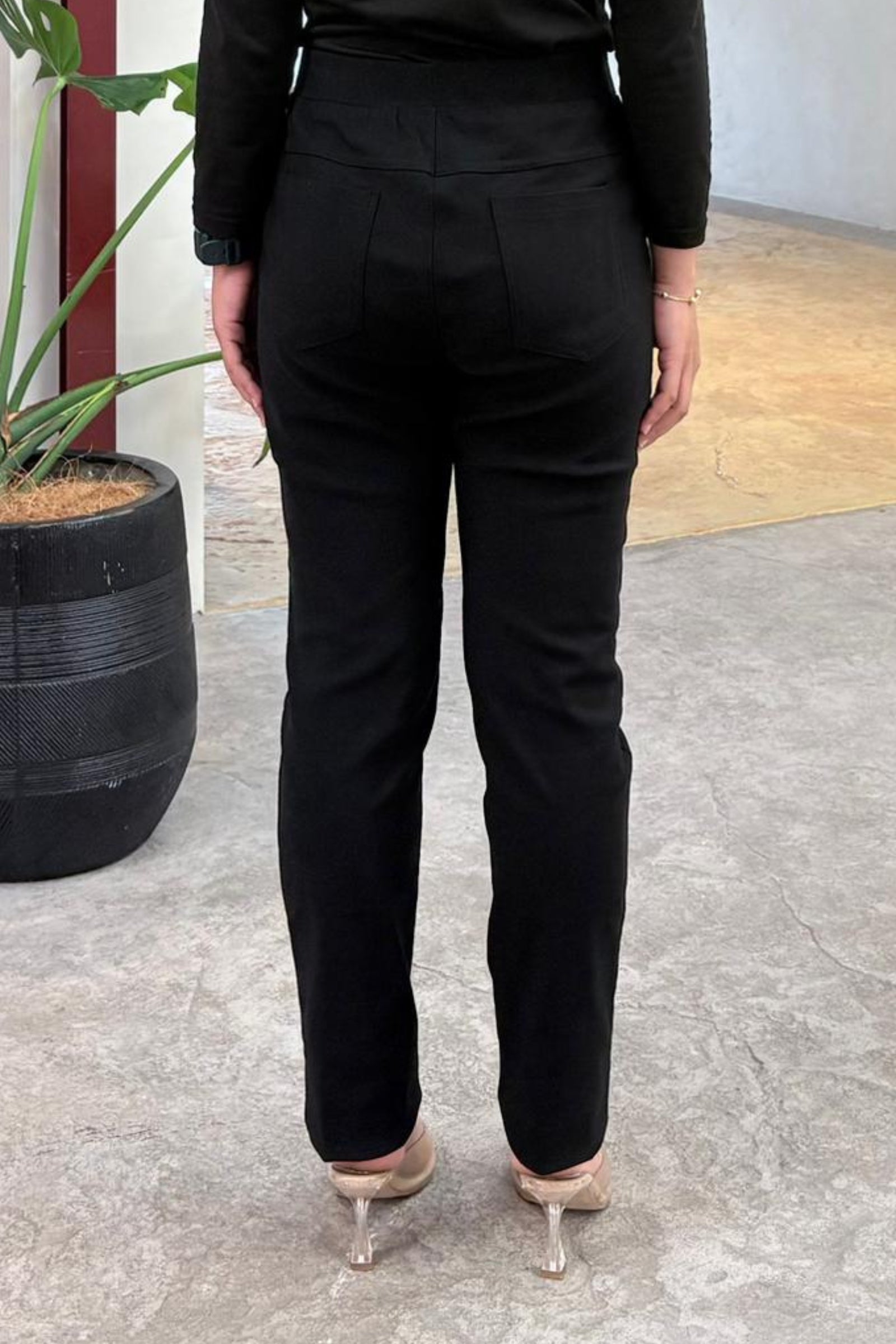 Slim Fit Pant - Black