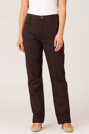 Cotton Jeans - Brown