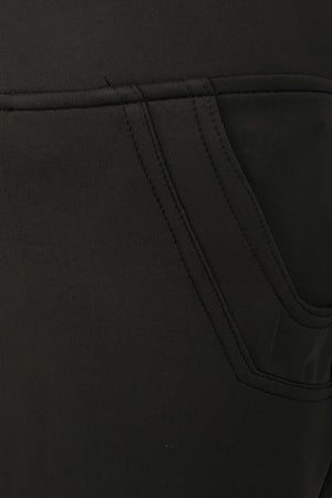 Stretchable Office Pants without Zipper - Black