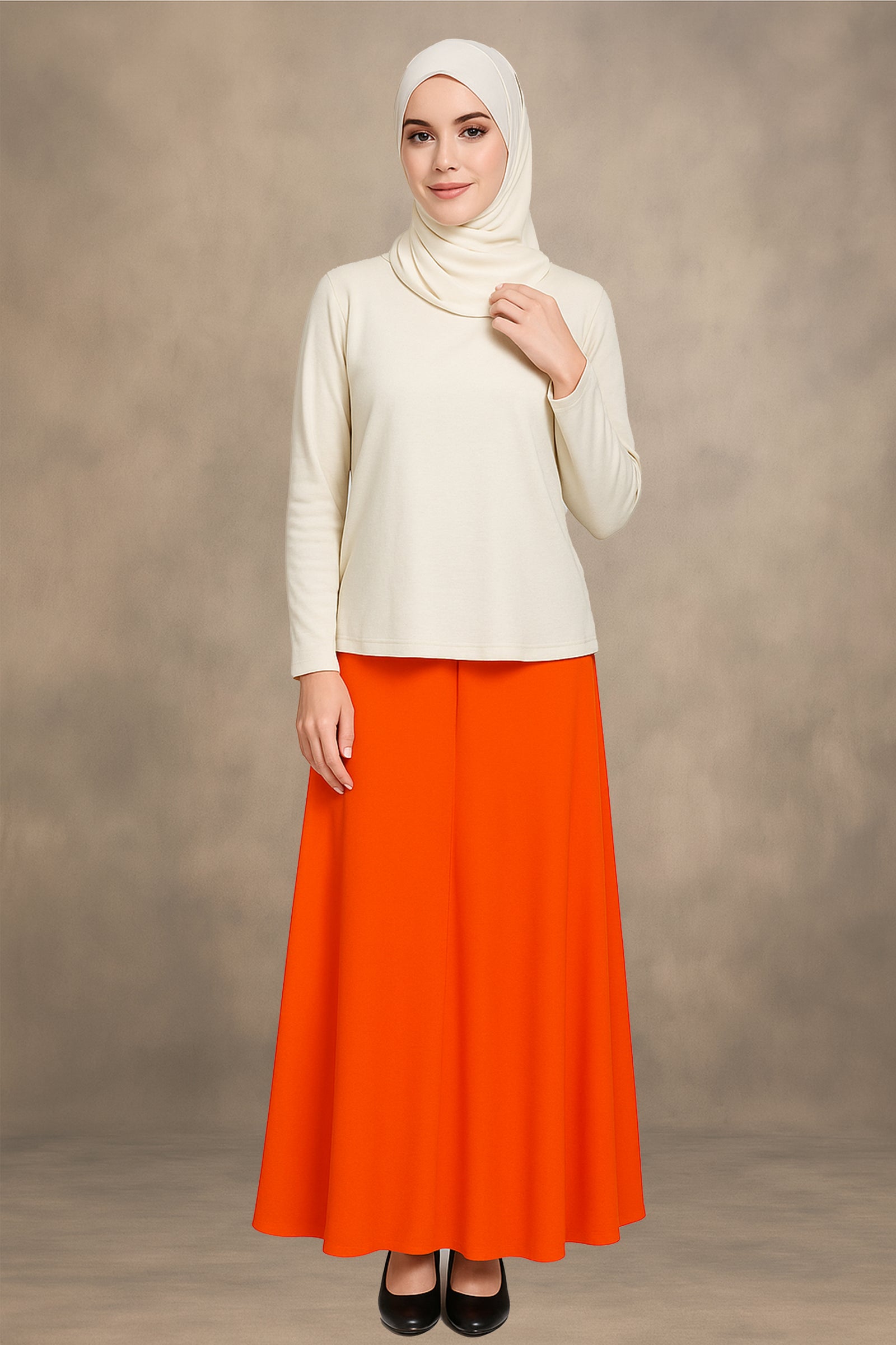 Plain Stretchable Skirt