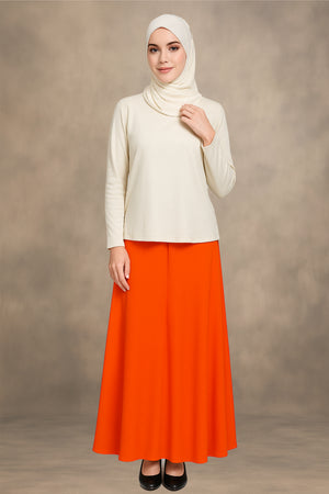 Plain Stretchable Skirt