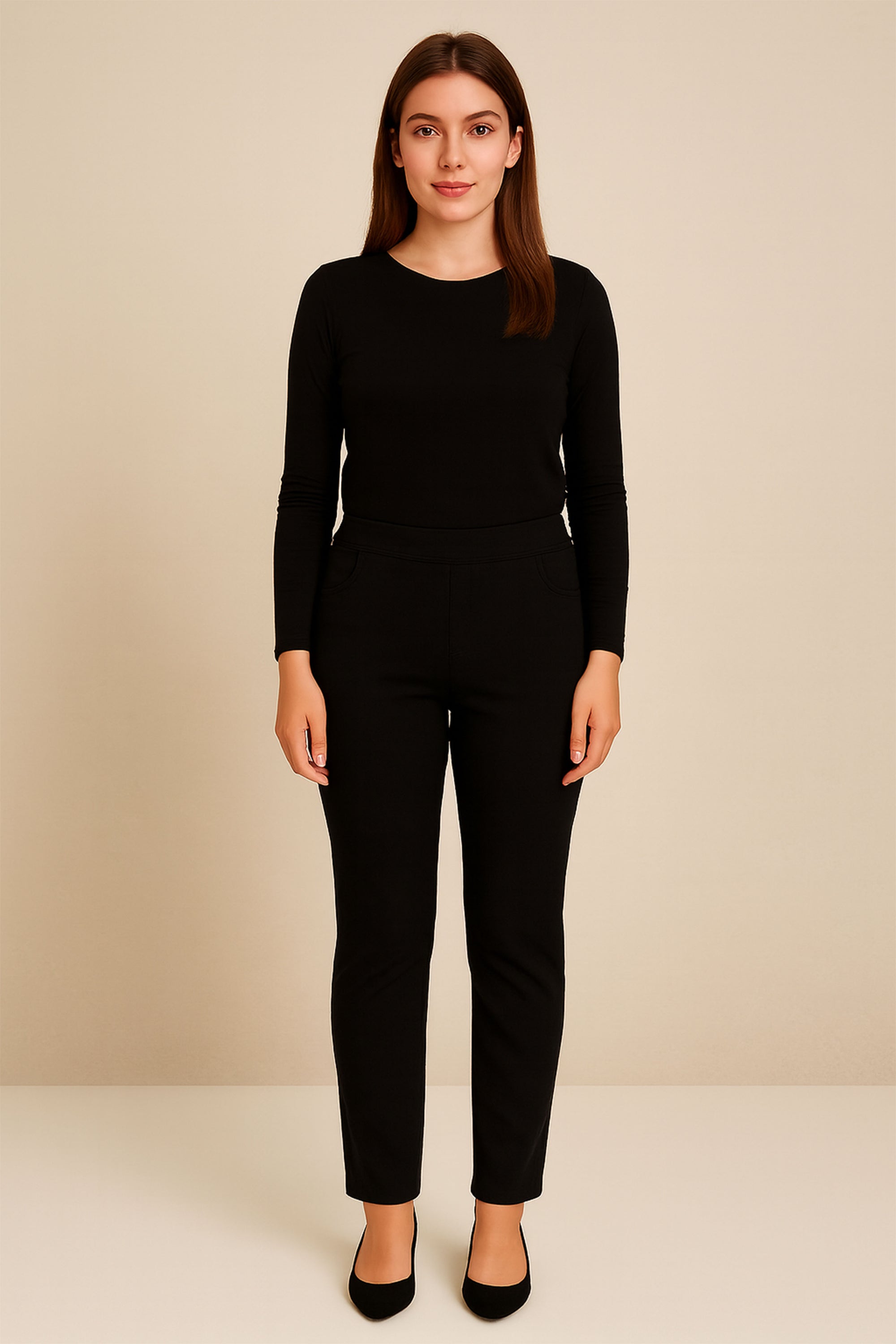 Slim Fit Pant - Black