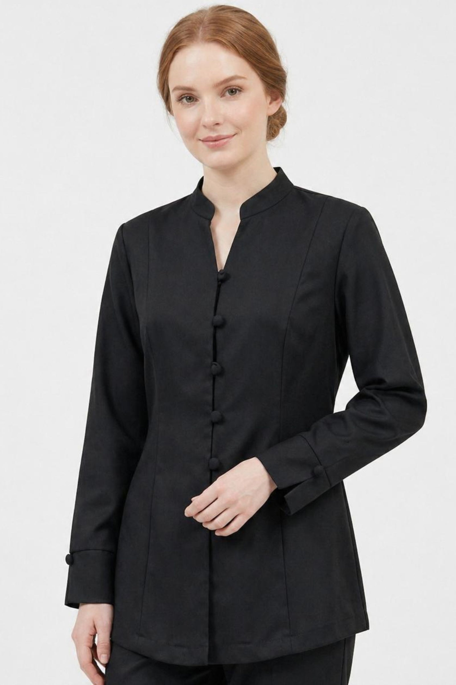 Lux Office Blouse - Black