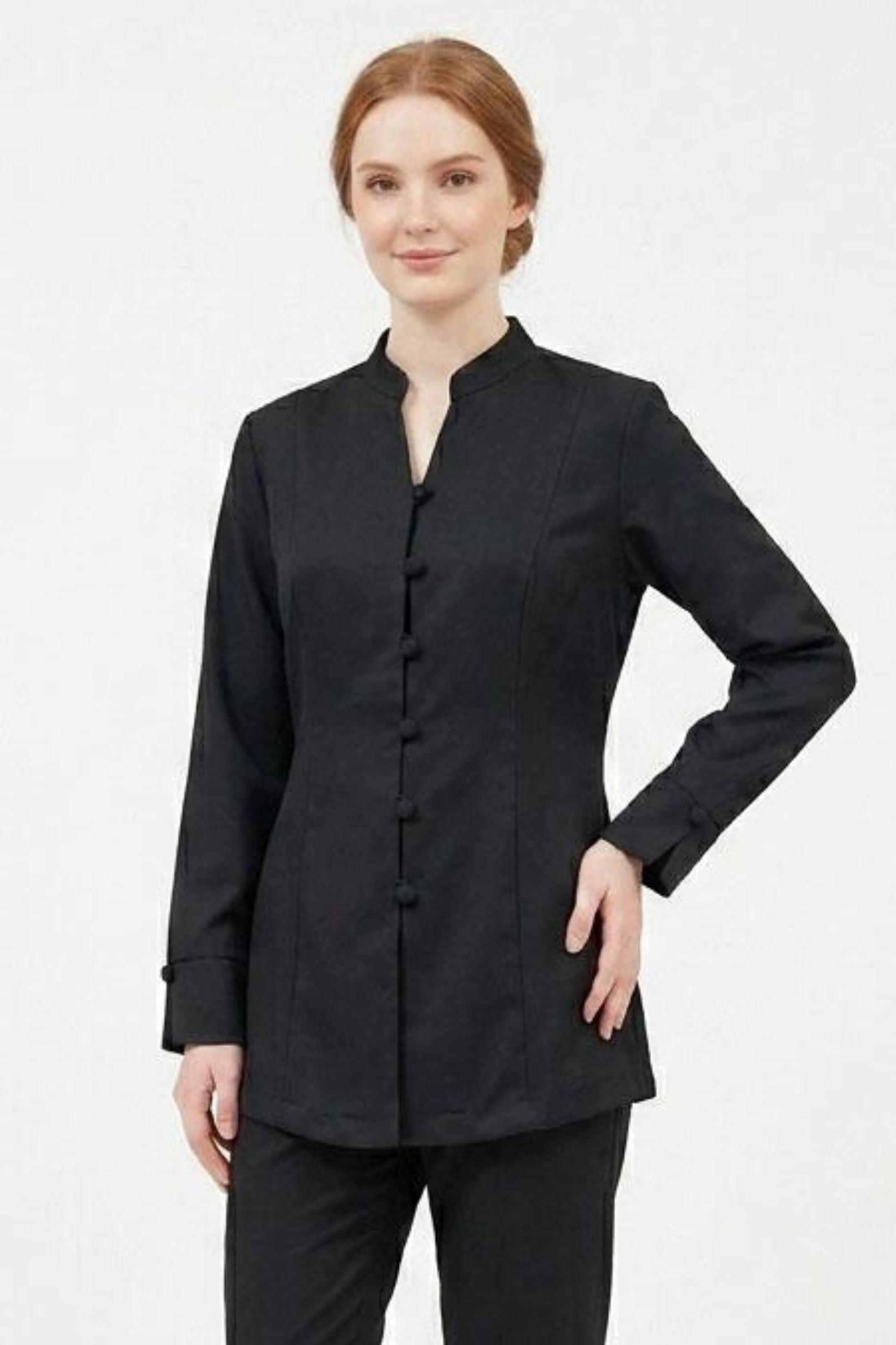 Lux Office Blouse - Black