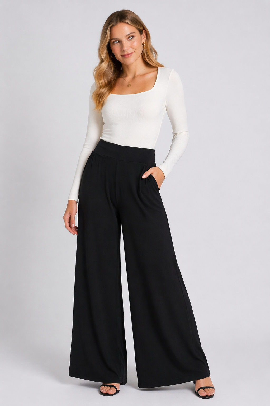 Palazzo Pant - Black