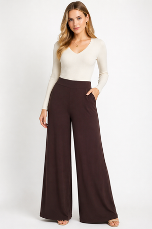 Palazzo Pant - Brown