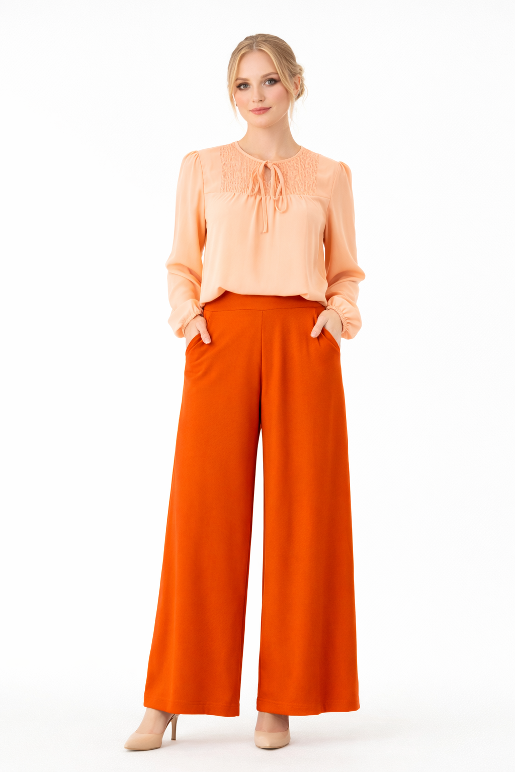 Palazzo Pant - Orange