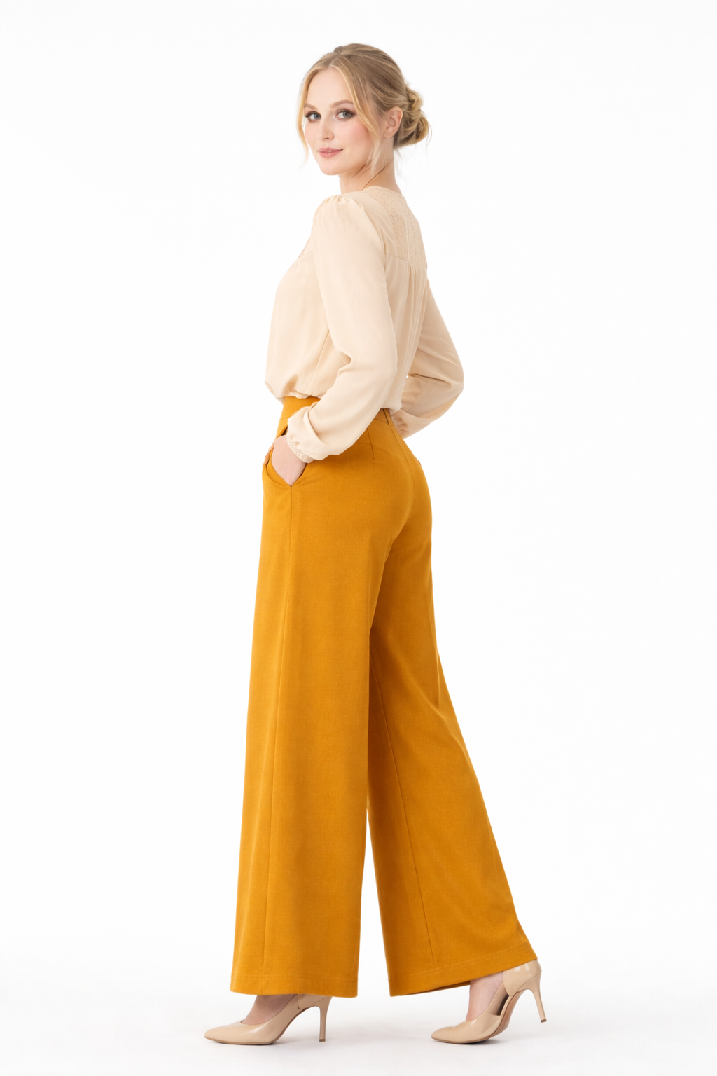 Palazzo Pant - Mustard