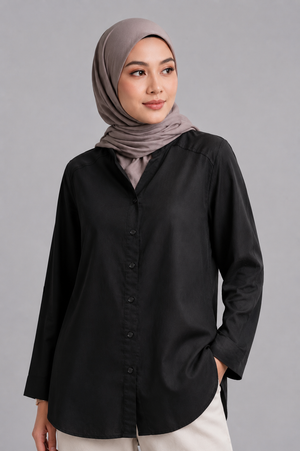 Adele Linen Long Blouse
