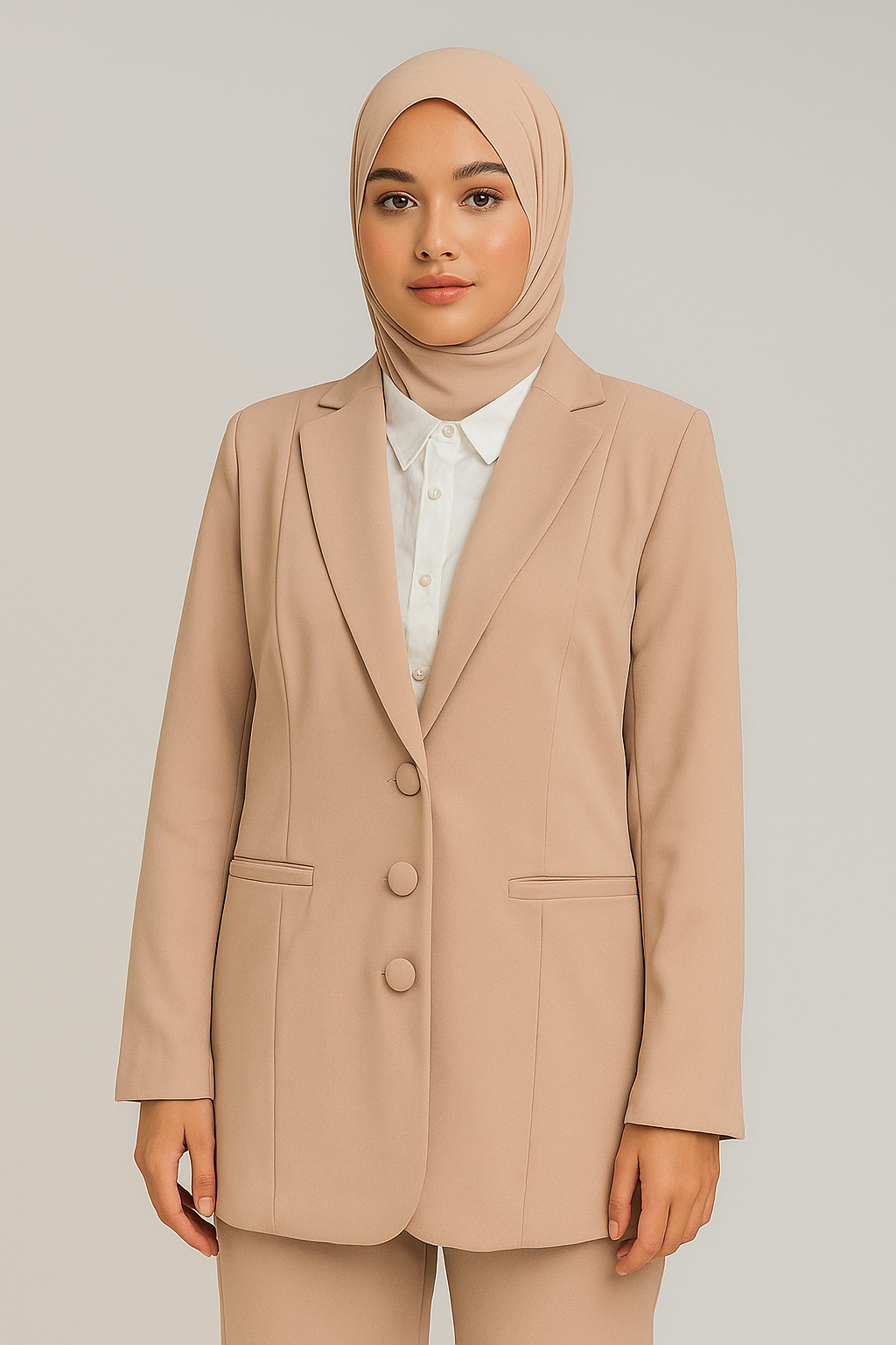 Structured Blazer - Khaki