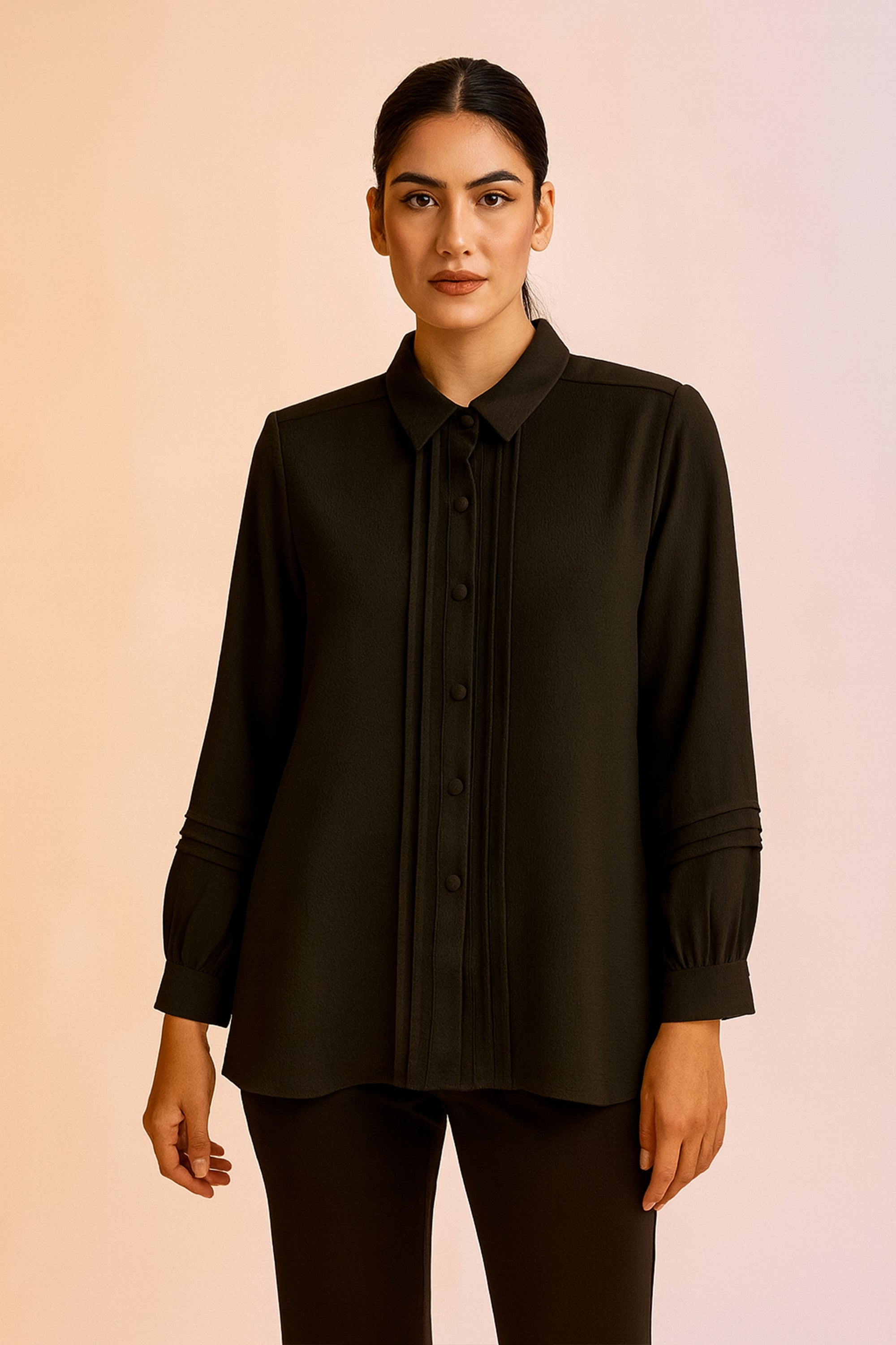 Geo Office Blouse