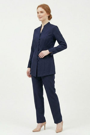 Lux Office Blouse - Blue