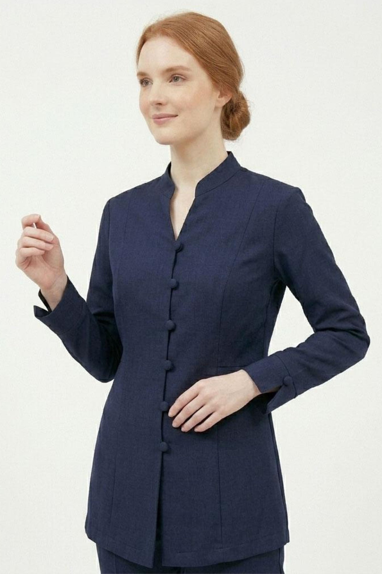 Lux Office Blouse - Blue