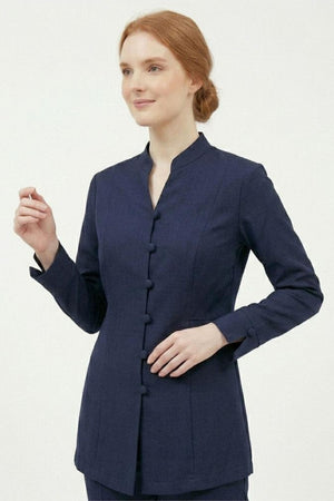 Lux Office Blouse - Blue