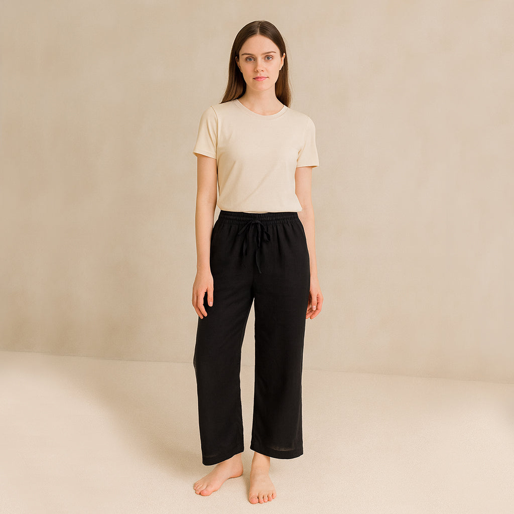 Cotton Linen Long Pants