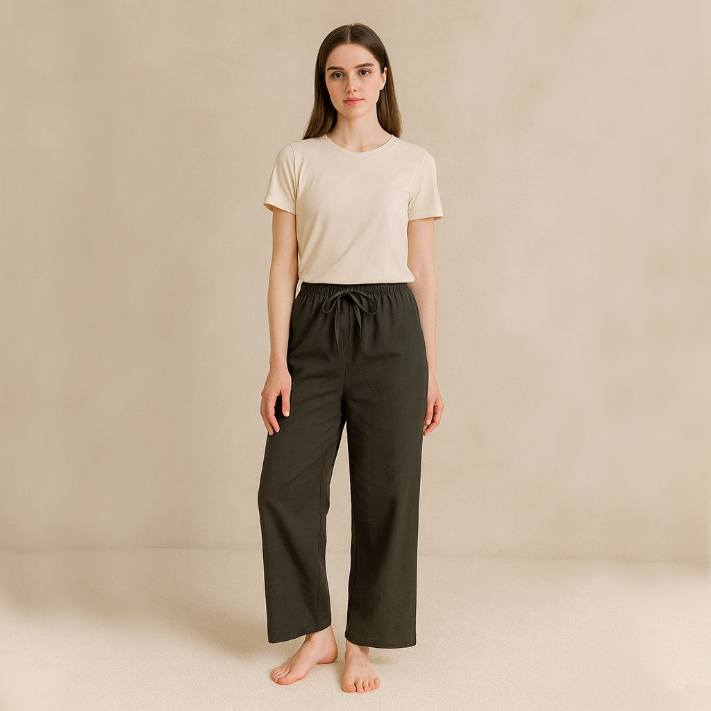 Cotton Linen Long Pants