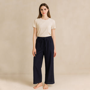 Cotton Linen Long Pants